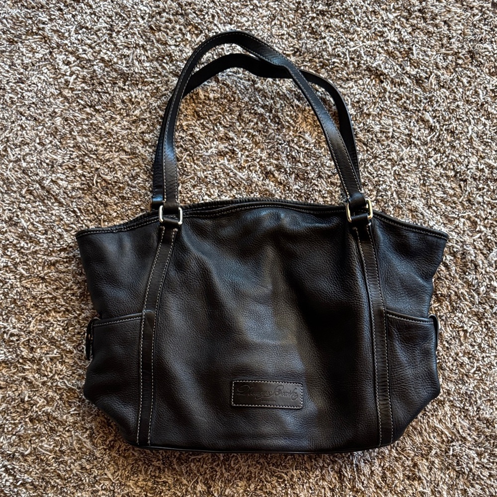 Black Leather Tote Bag – Dooney & Bourke